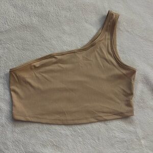 Crop top beige/grey